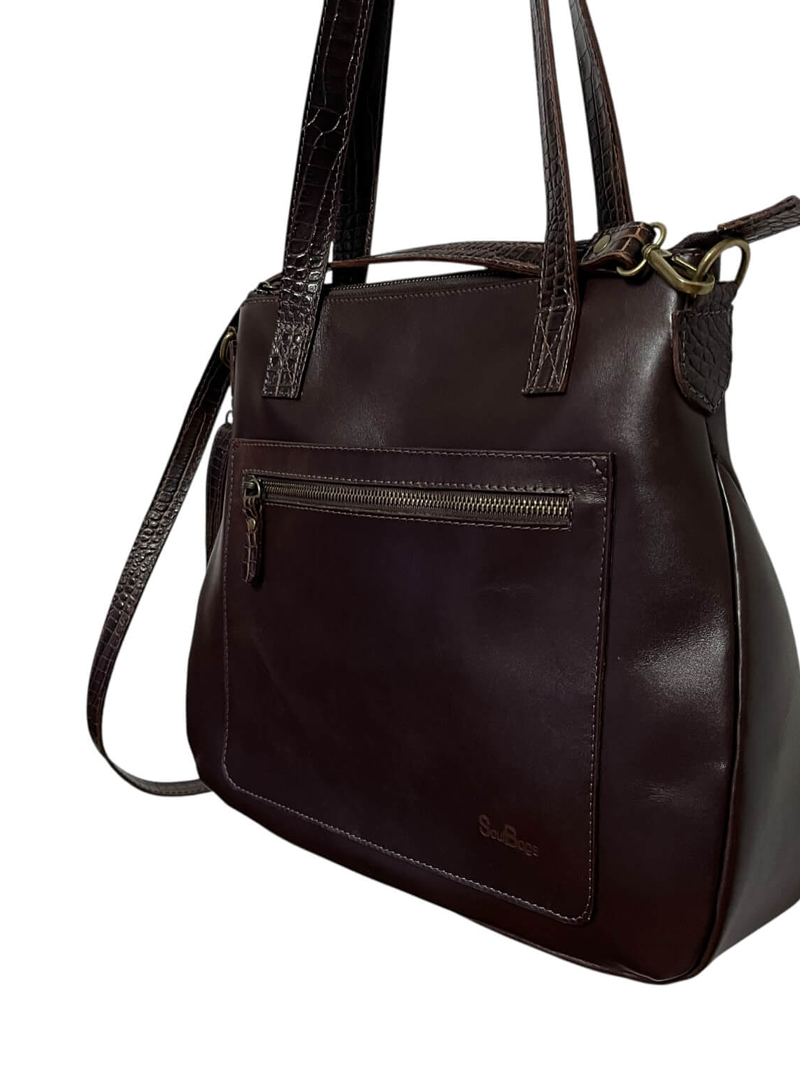 Cartera de Cuero SIGRID castagno 4