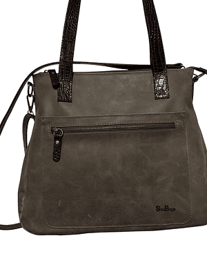 Cartera de Cuero SIGRID taupe