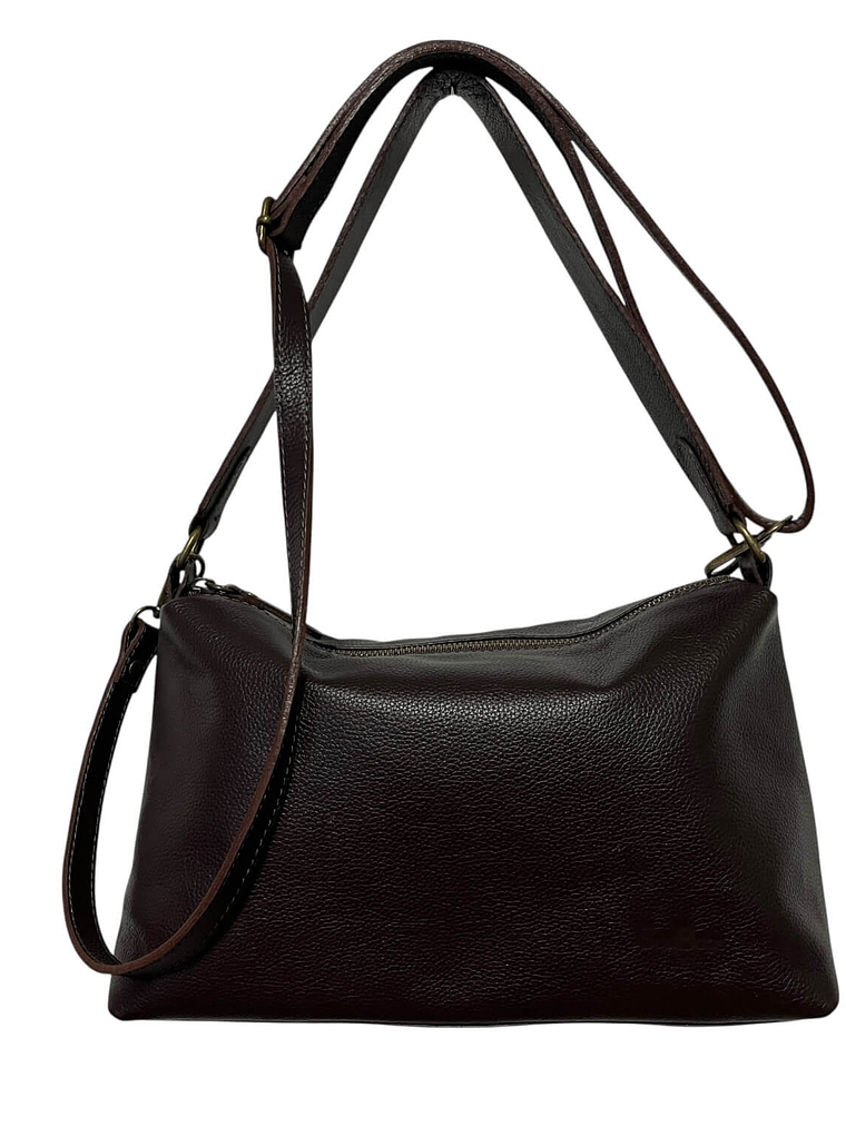 Cartera de Cuero KARINA chocolate 6