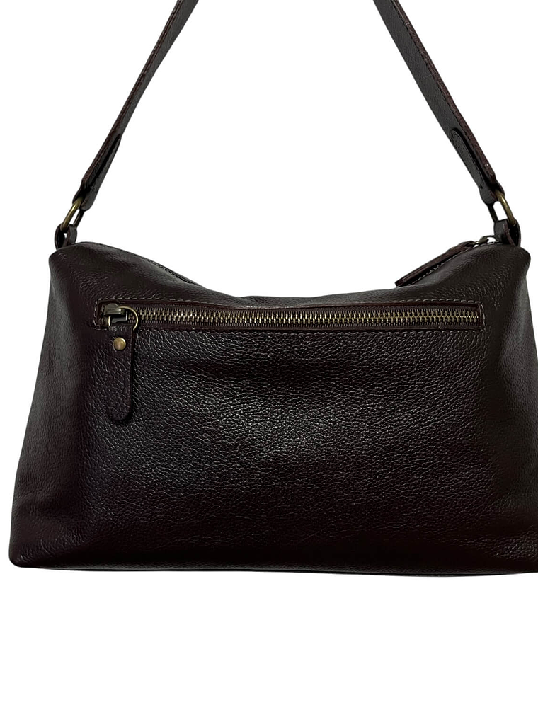 Cartera de Cuero KARINA chocolate 7