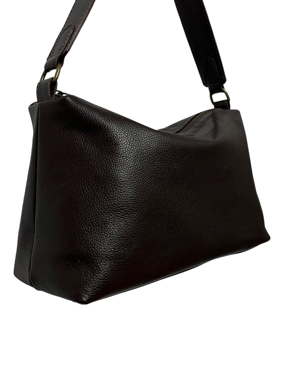 Cartera de Cuero KARINA chocolate 3