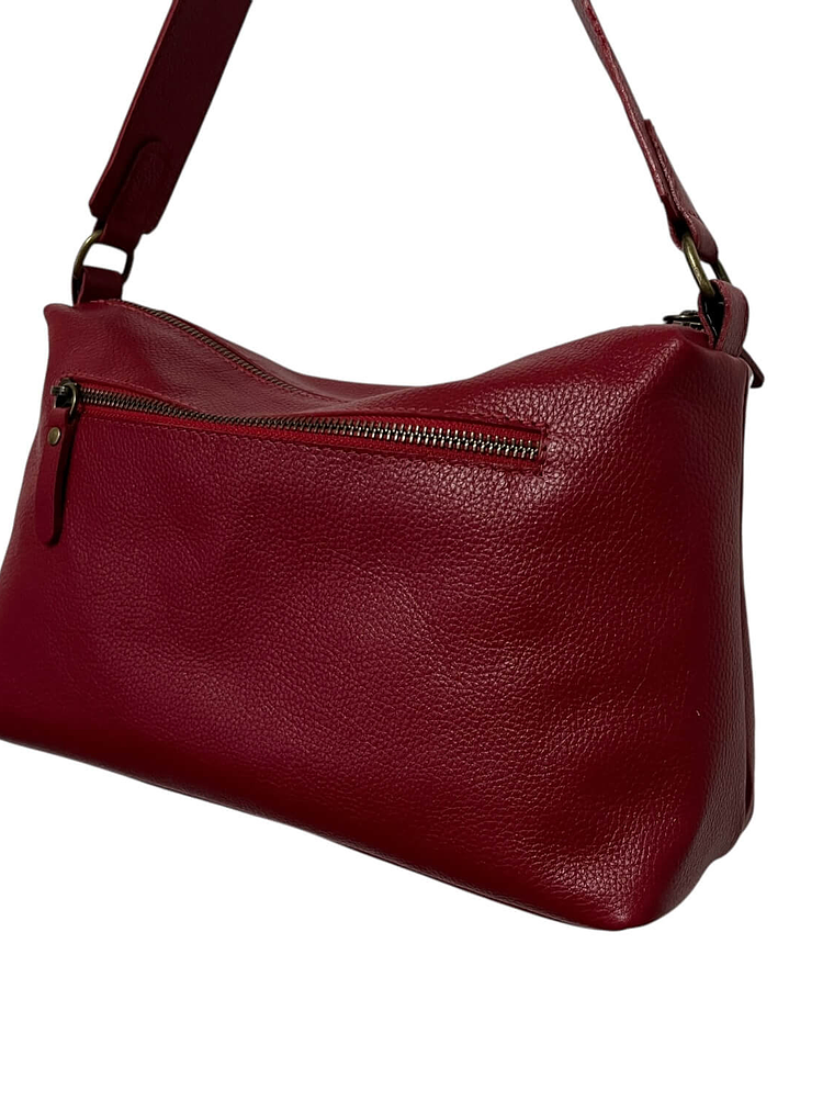 Cartera de Cuero KARINA rojo 4