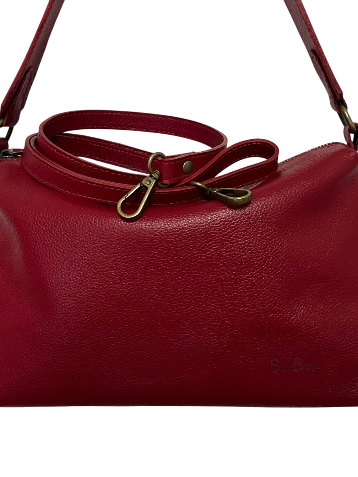 Cartera de Cuero KARINA rojo 3