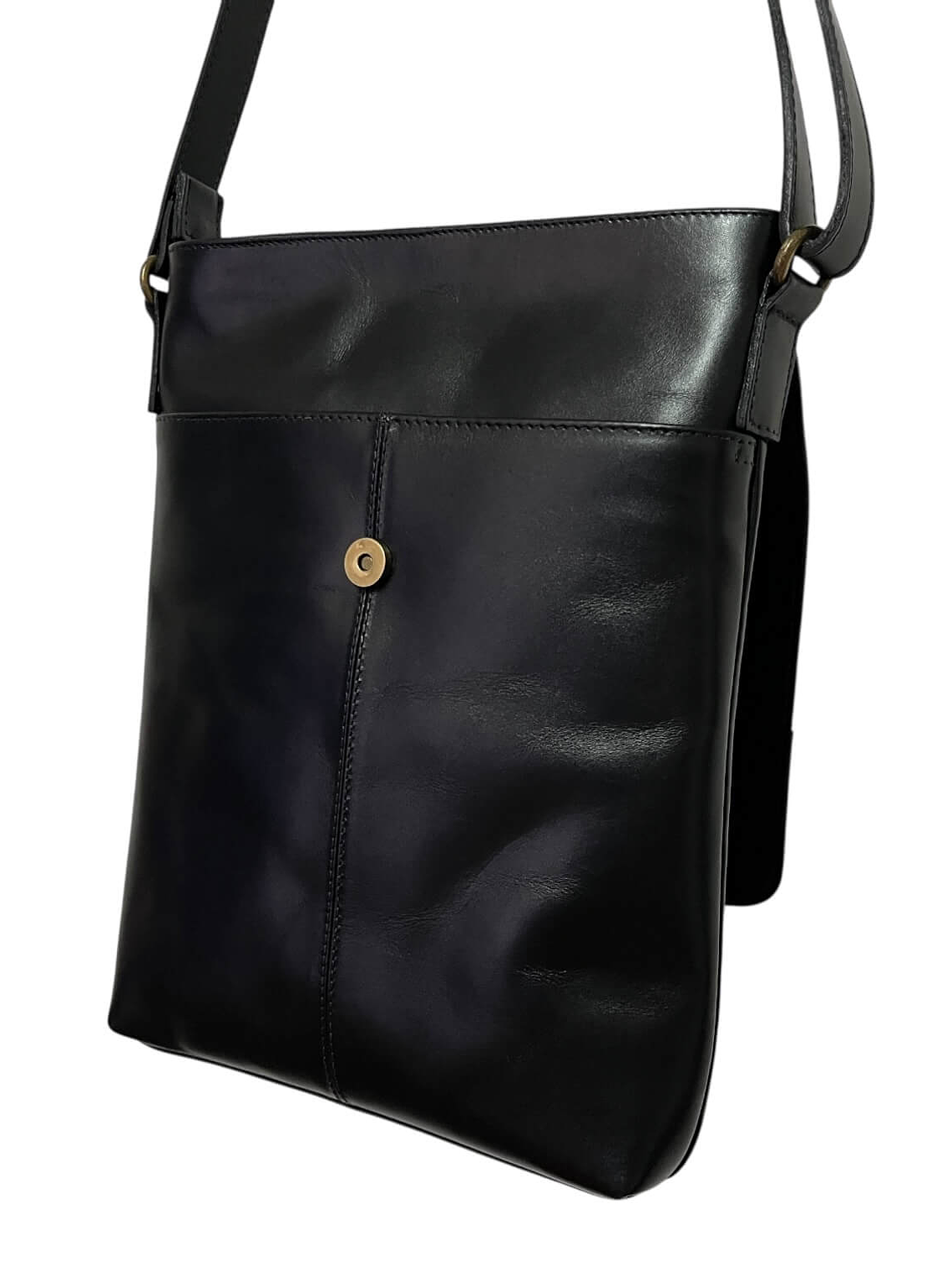 Morral de Cuero BASTIAN negro 5