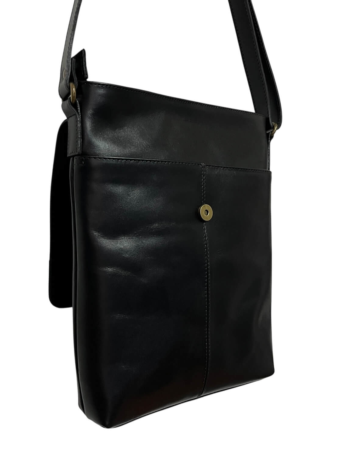 Morral de Cuero BASTIAN negro 6