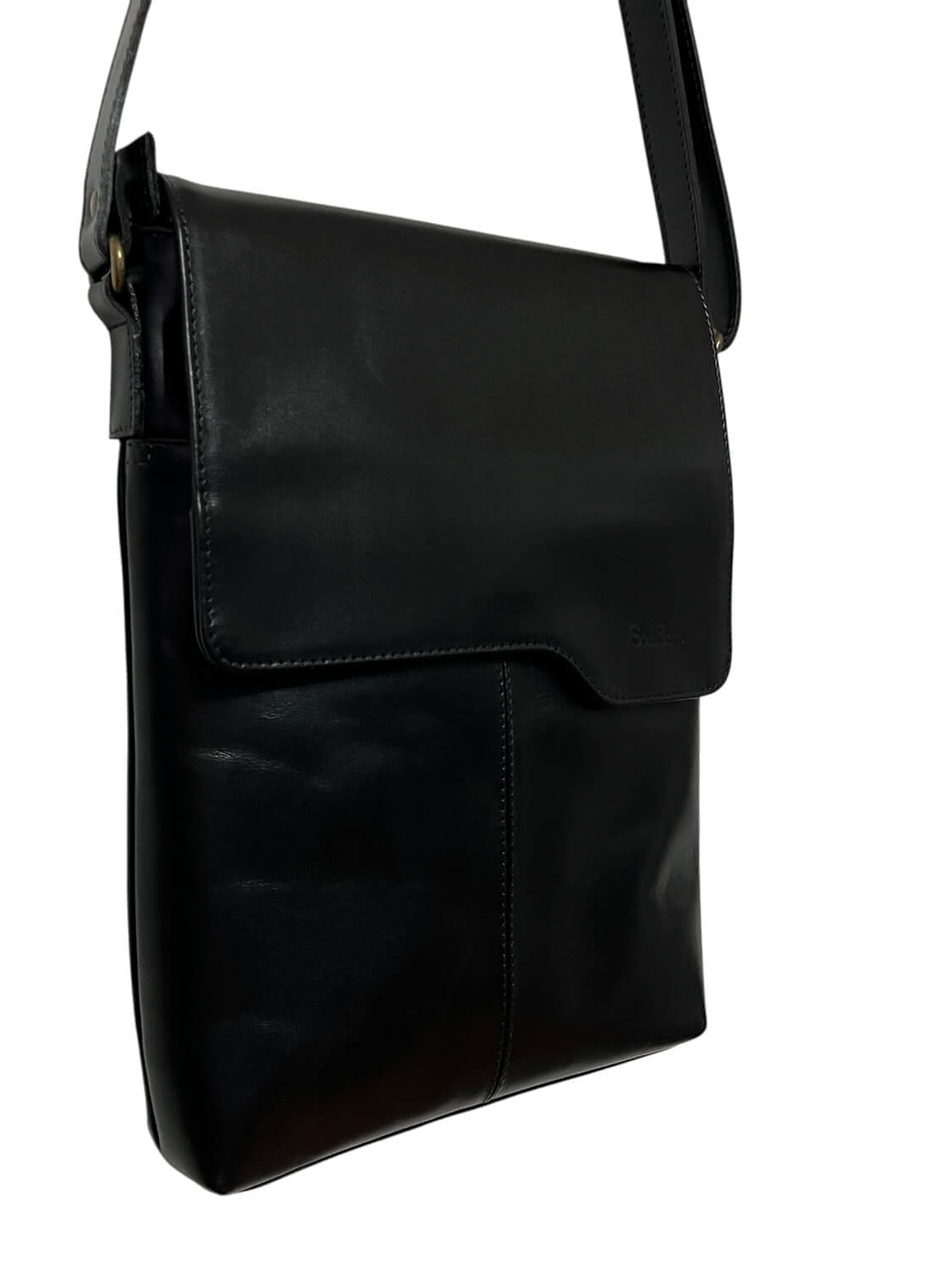 Morral de Cuero BASTIAN negro 7