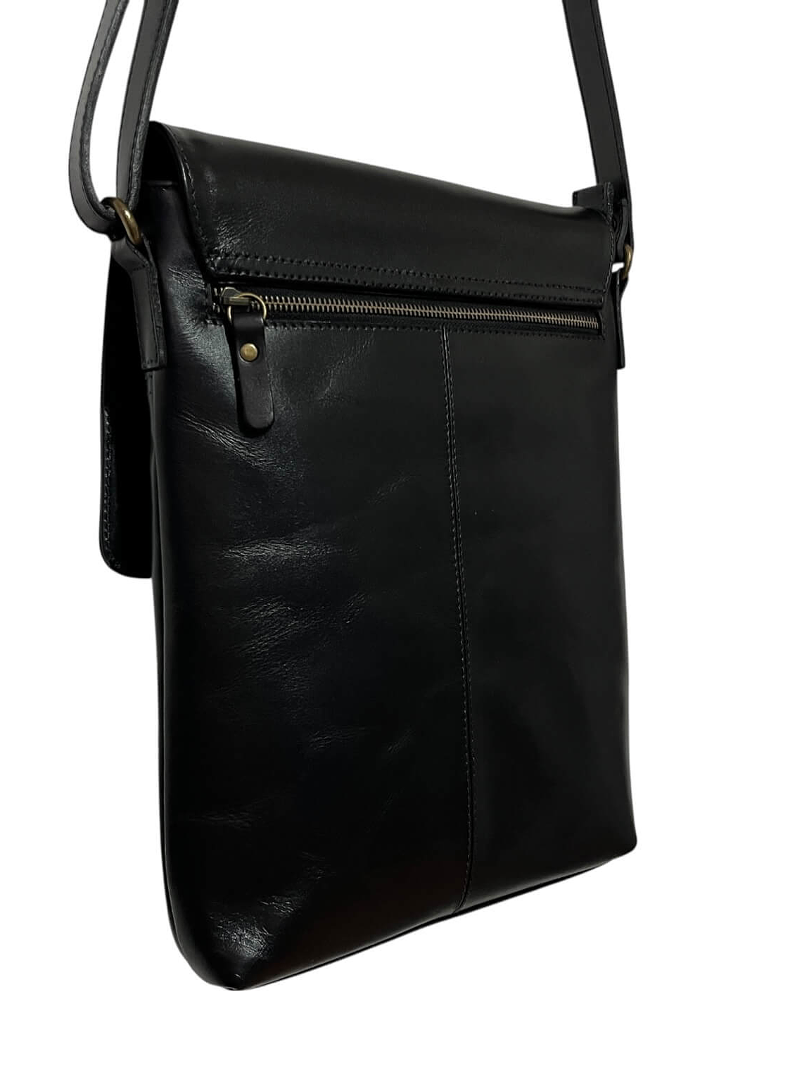 Morral de Cuero BASTIAN negro 9