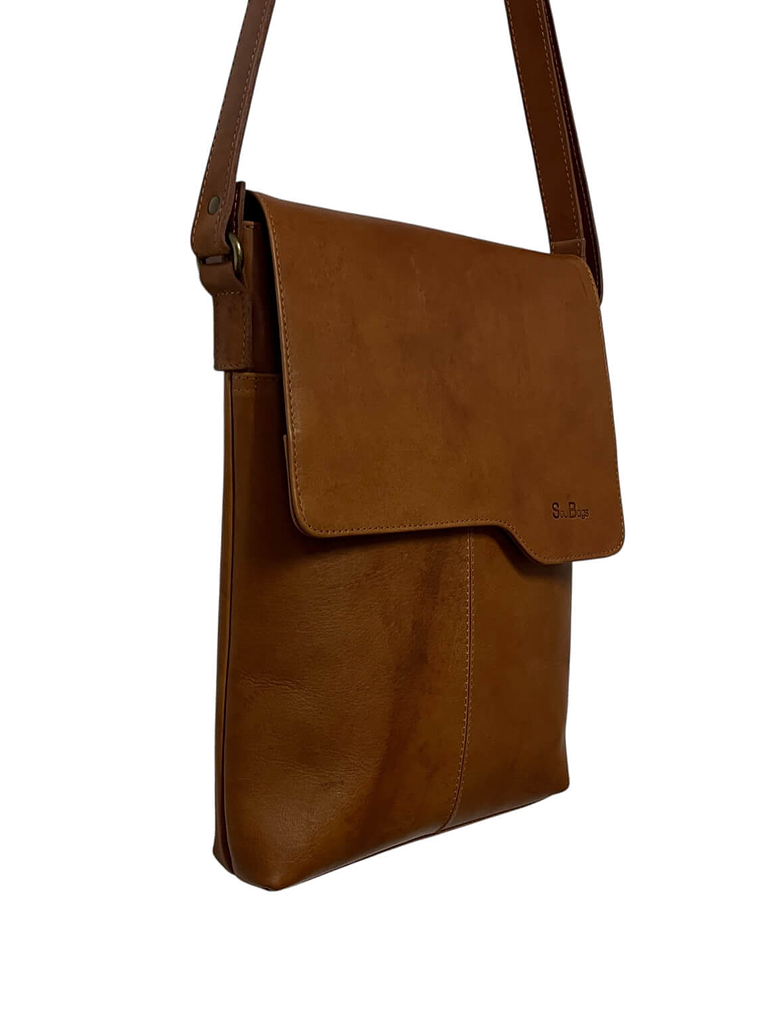 Morral de Cuero BASTIAN curry 3