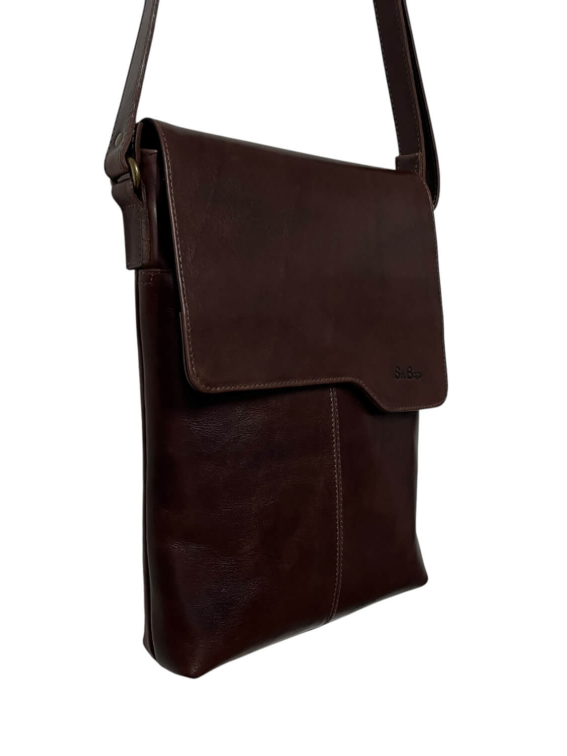 Morral de Cuero BASTIAN castaño 4