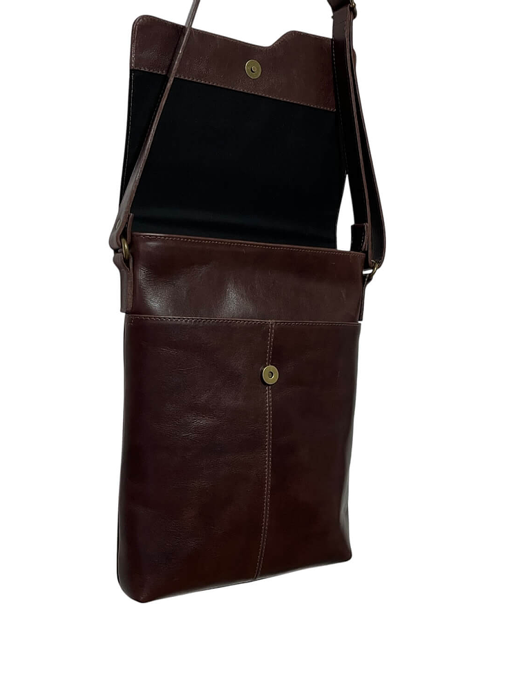 Morral de Cuero BASTIAN castaño 5