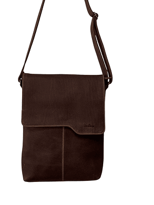 Morral de Cuero BASTIAN chocolate