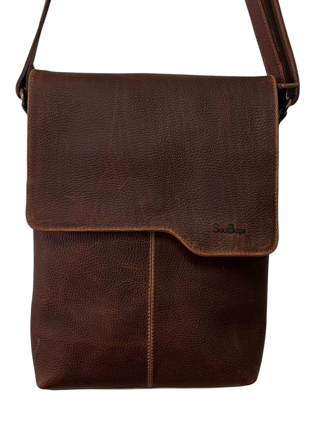 Morral de Cuero BASTIAN chocolate 2