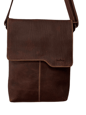 Morral de Cuero BASTIAN chocolate