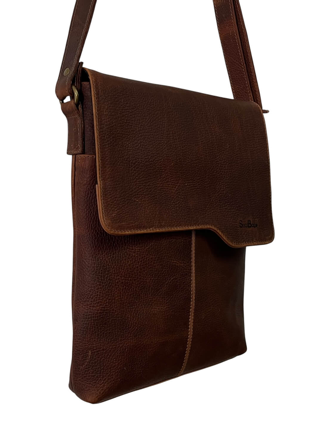 Morral de Cuero BASTIAN chocolate 6