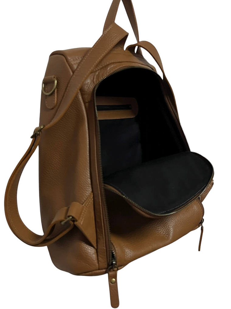 Mochila de Cuero EBBA camel 4