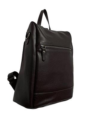 Mochila de Cuero EBBA chocolate