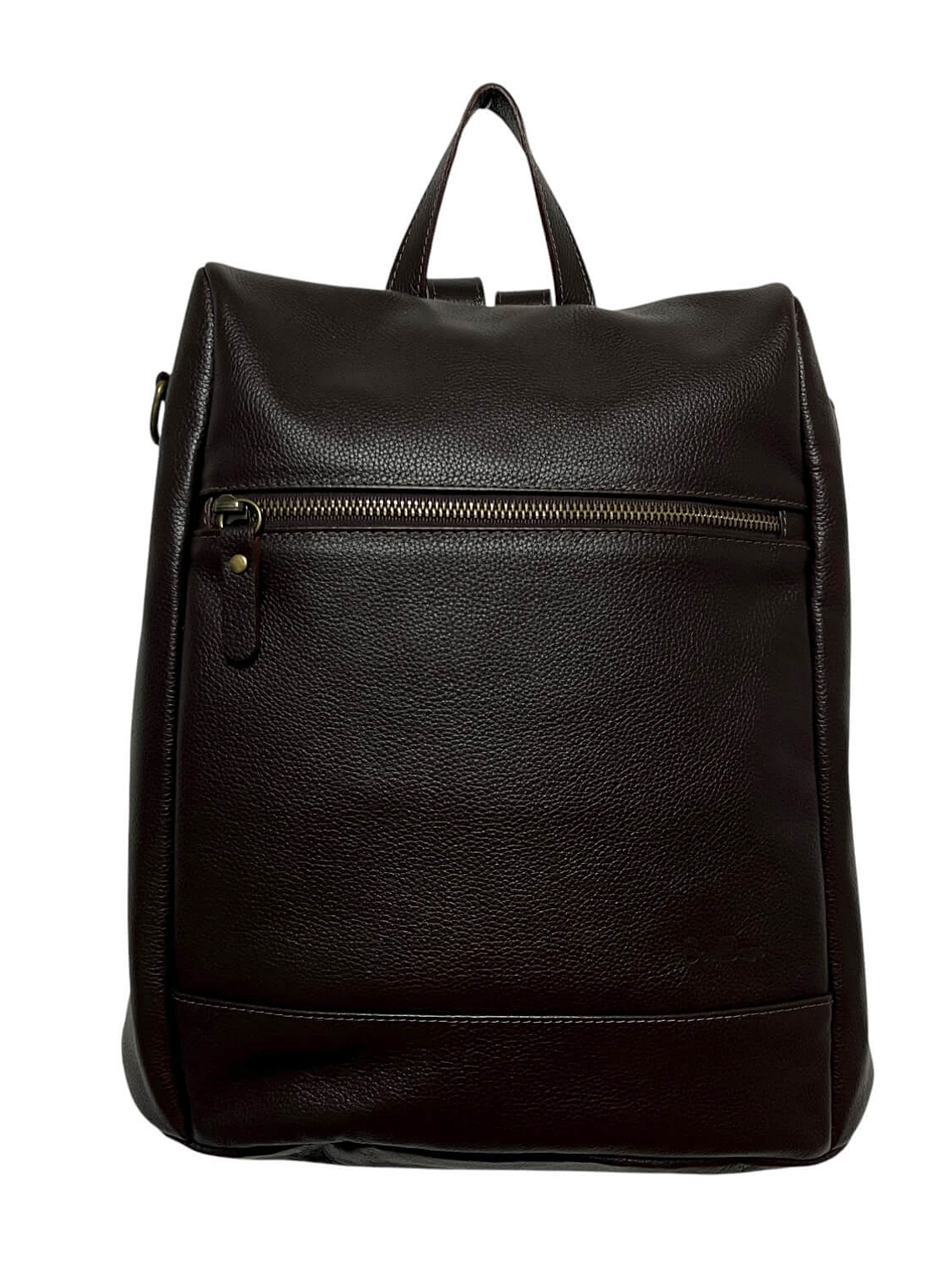 Mochila de Cuero EBBA chocolate 3