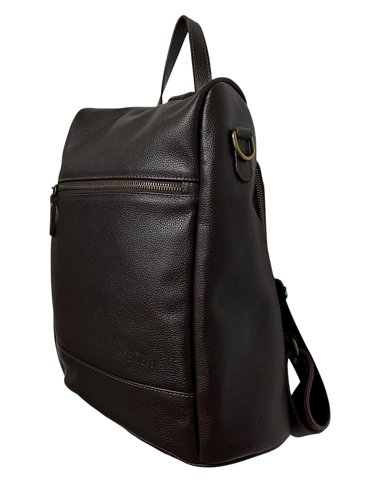 Mochila de Cuero EBBA chocolate 5