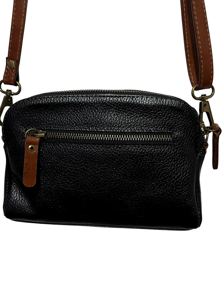Cartera de Cuero SELMA negro curry 5