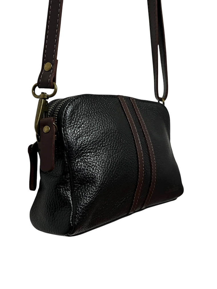 Cartera de Cuero SELMA negro castagno 5