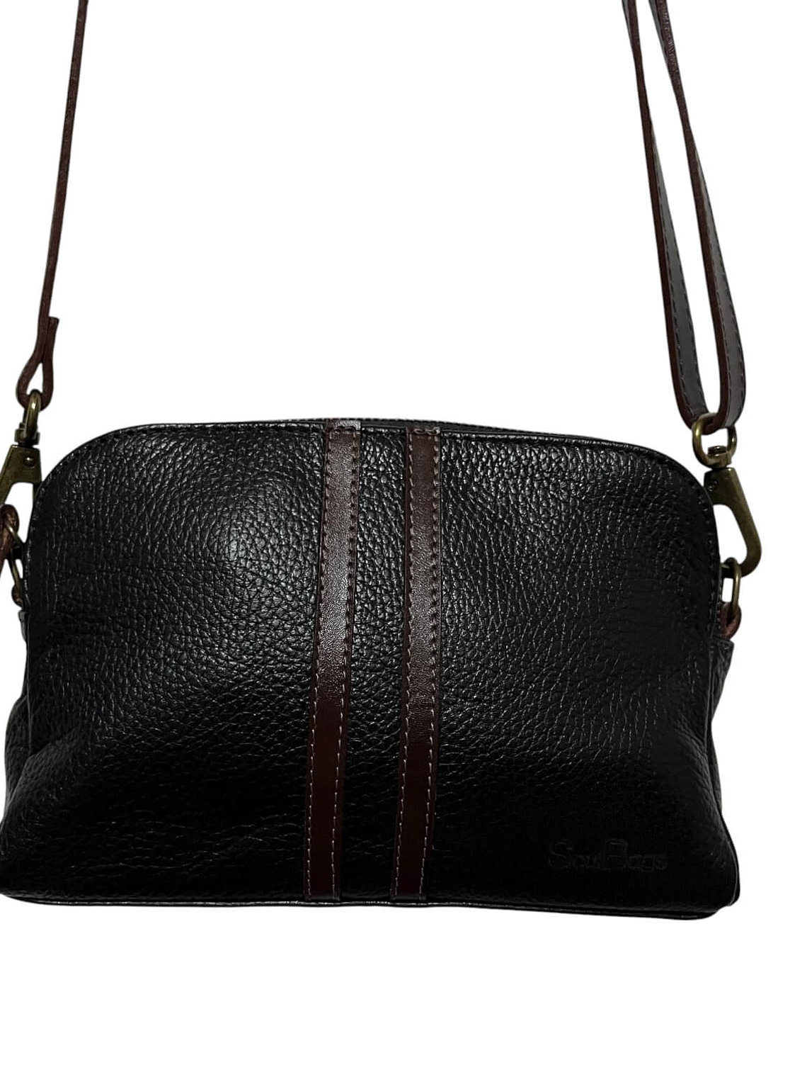 Cartera de Cuero SELMA negro castagno 3