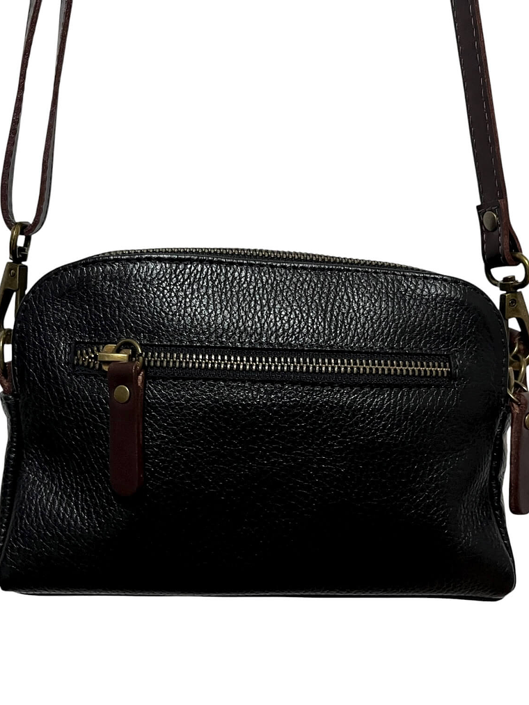 Cartera de Cuero SELMA negro castagno 6