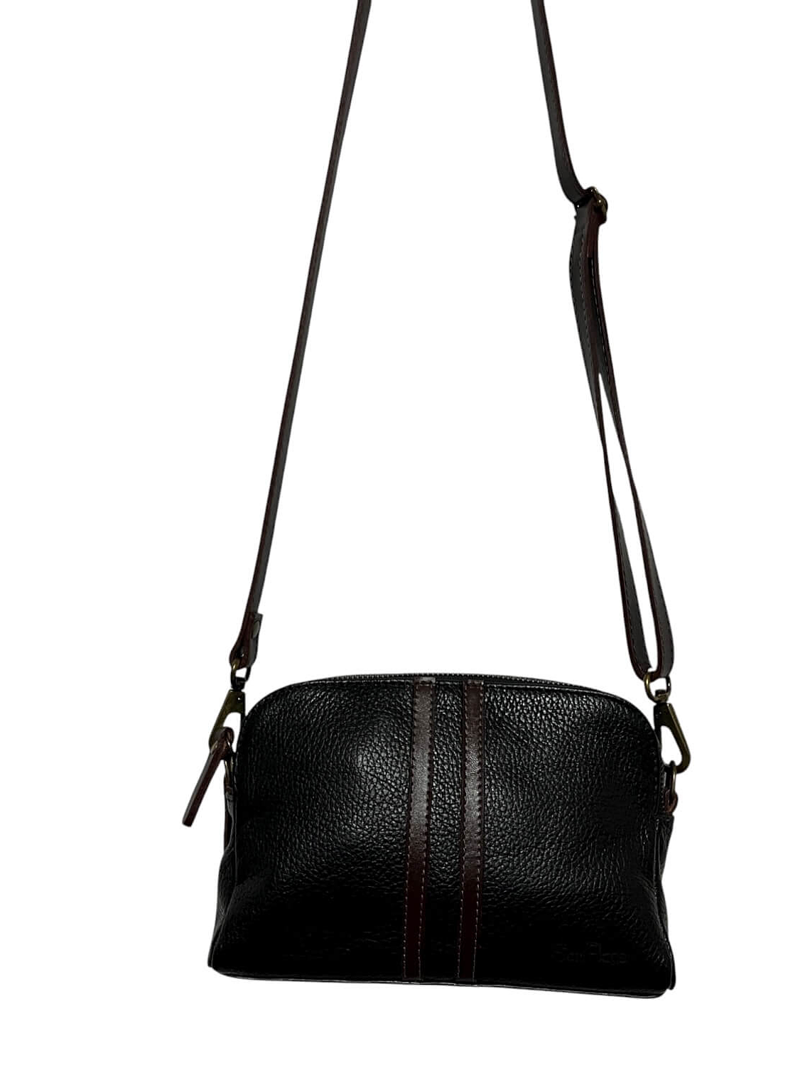 Cartera de Cuero SELMA negro castagno 1