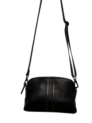 Cartera de Cuero SELMA negro castagno