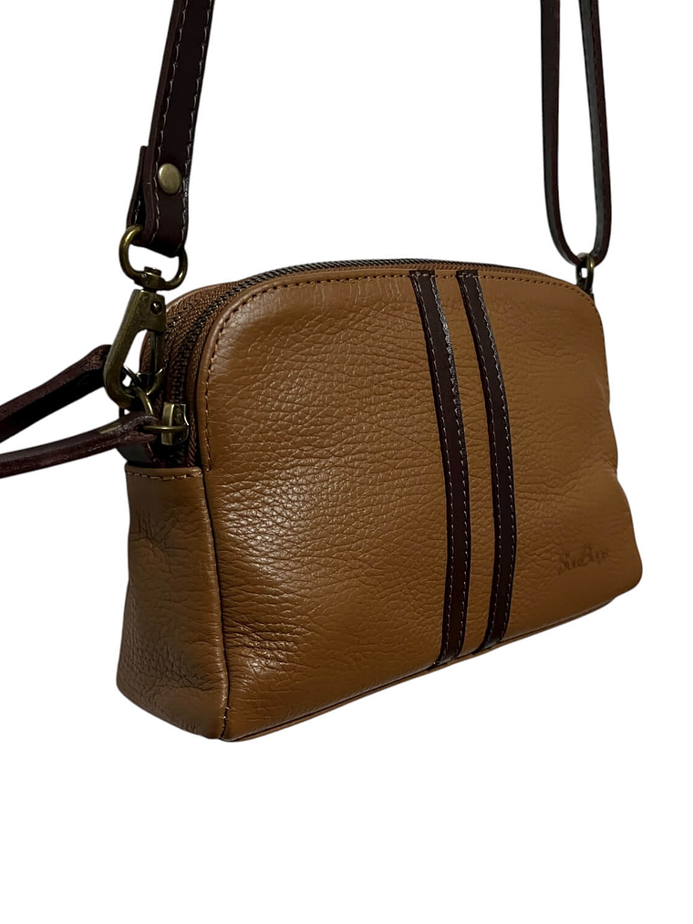 Cartera de Cuero SELMA camel 3