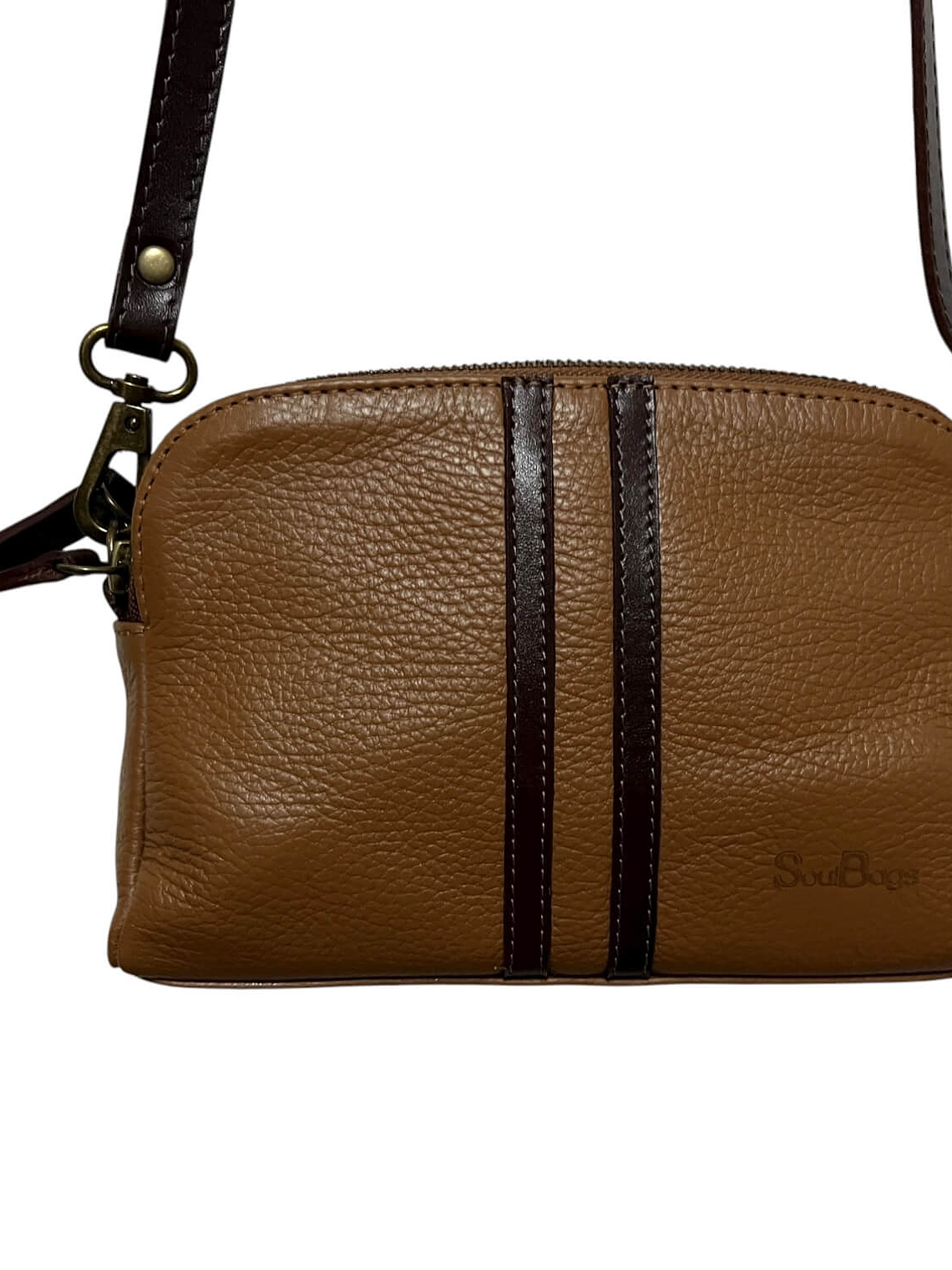 Cartera de Cuero SELMA camel 5
