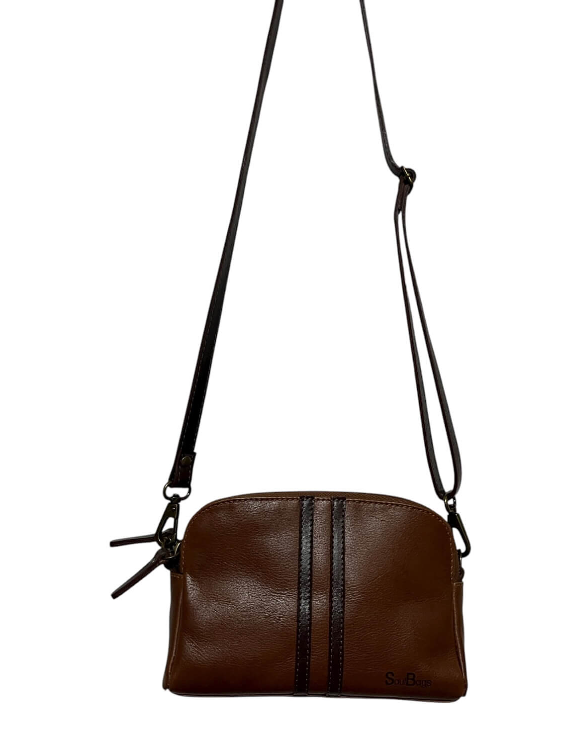 Cartera de Cuero SELMA curry 1