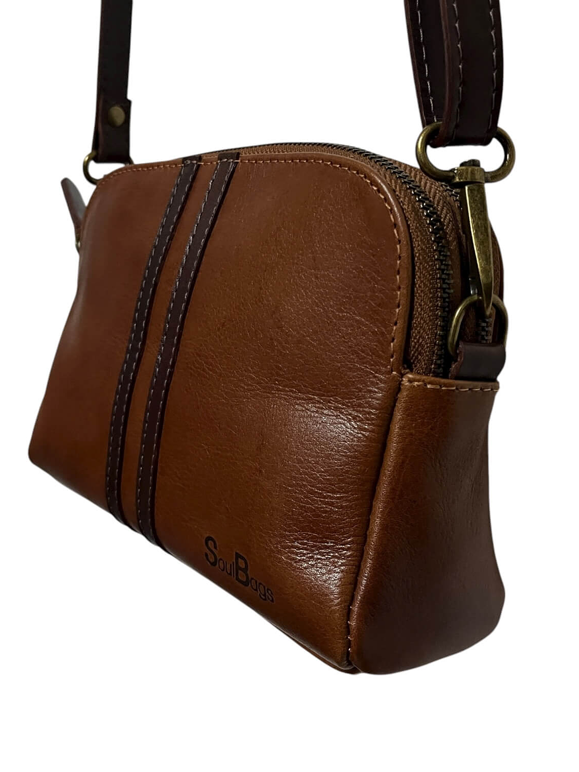 Cartera de Cuero SELMA curry 3