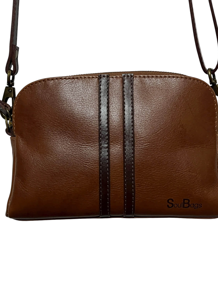 Cartera de Cuero SELMA curry 5