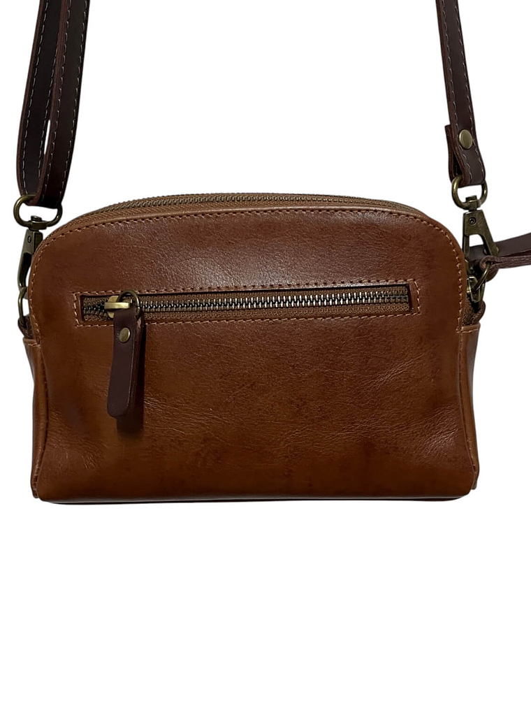 Cartera de Cuero SELMA curry 6