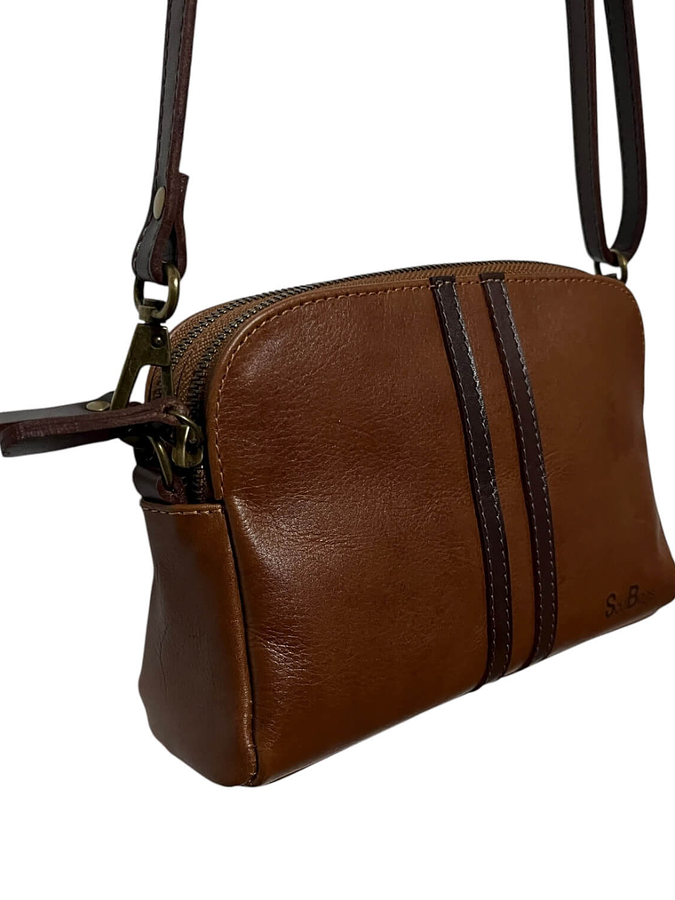 Cartera de Cuero SELMA curry 4