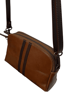 Cartera de Cuero SELMA curry