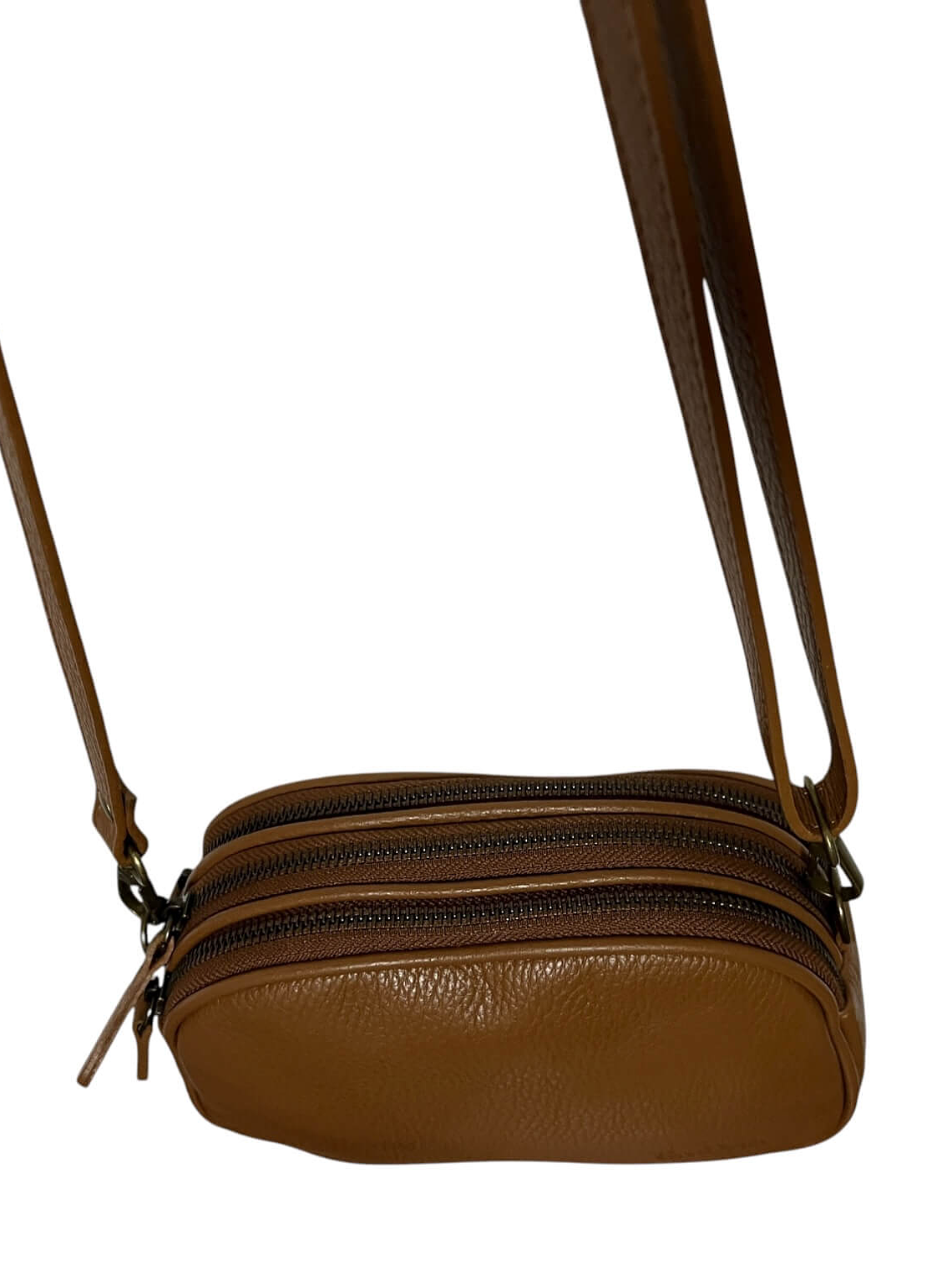 Cartera de Cuero MATHILDE camel 5