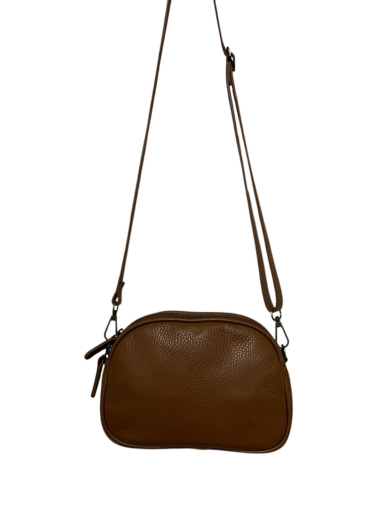 Cartera de Cuero MATHILDE camel 1