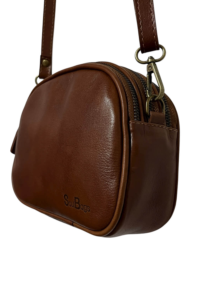 Cartera de Cuero MATHILDE curry 4