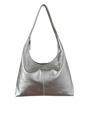 Cartera de Cuero FREYA plata