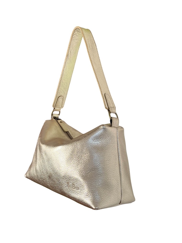 Cartera de Cuero KARINA dorado 3