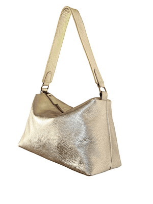 Cartera de Cuero KARINA dorado