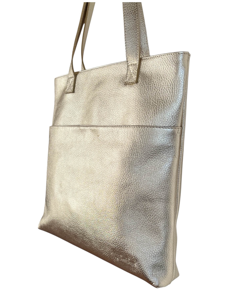 Cartera de Cuero TRINETTE dorado 1