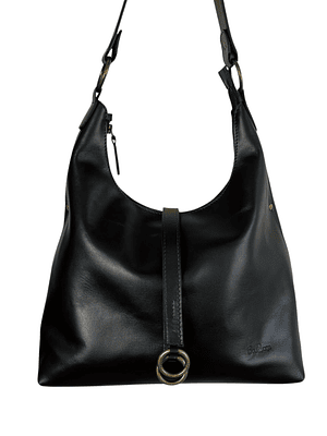 Cartera de Cuero BRITTA negro