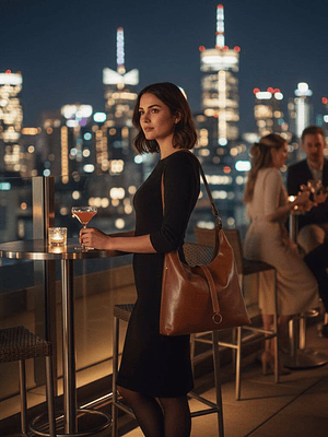 Cartera de Cuero BRITTA curry