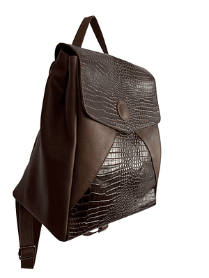 Mochila de Cuero BIRGIT chocolate