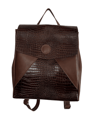 Mochila de Cuero BIRGIT chocolate