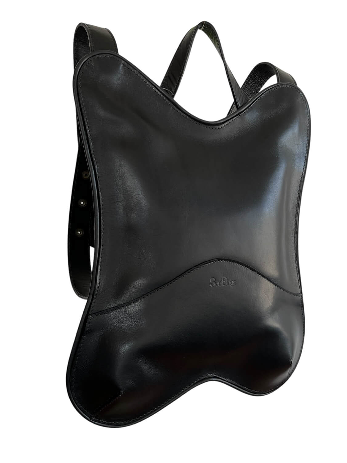 Mochila de Cuero PAPI RICKY negro 2