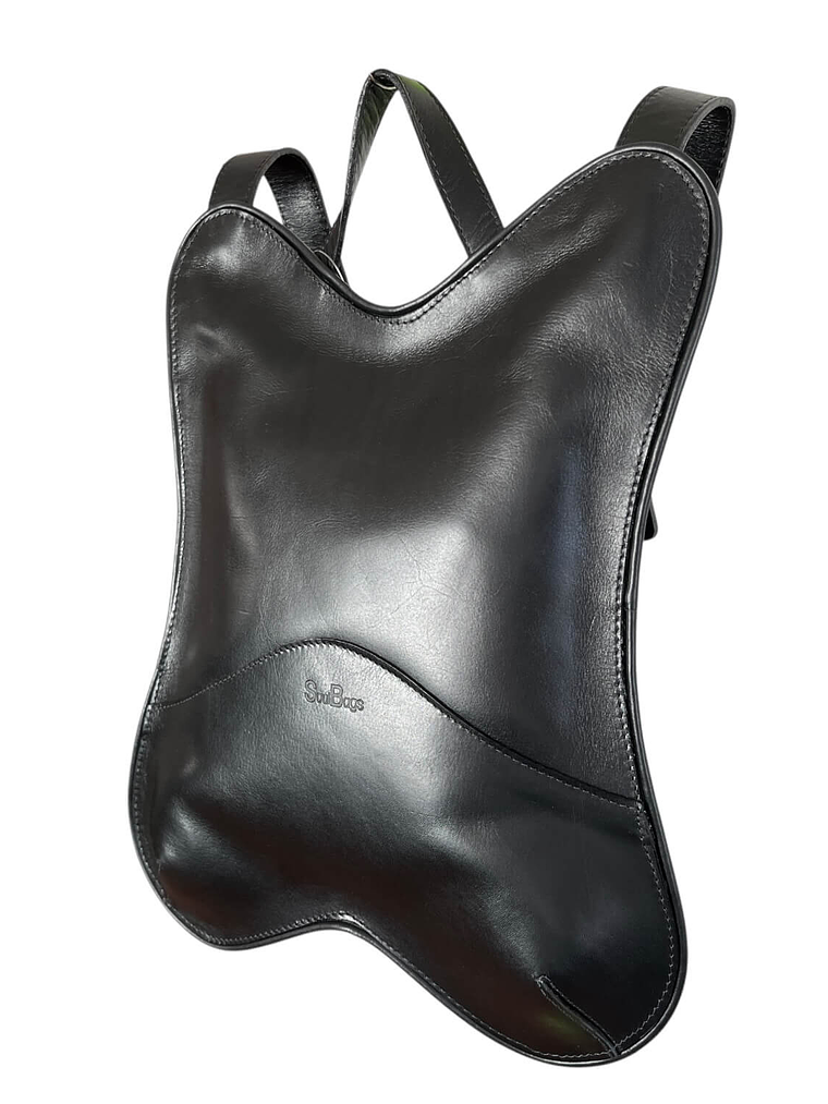 Mochila de Cuero PAPI RICKY negro 3