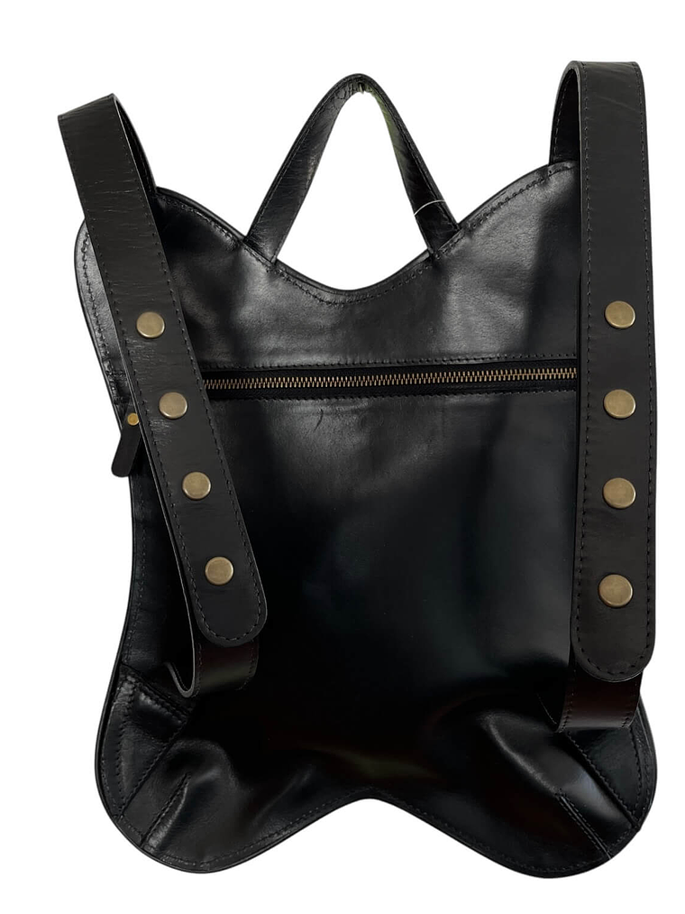 Mochila de Cuero PAPI RICKY negro 4